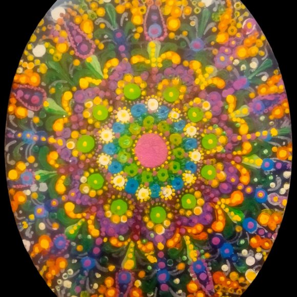 Acrylic on wood original - Picture 6 of 7